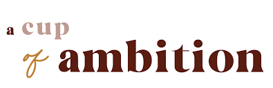 A cup of ambition logo